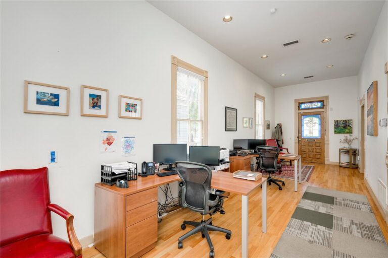 Open workspace with hardwood floors at 1102 West Avenue, Suite 100, Austin, TX 78701