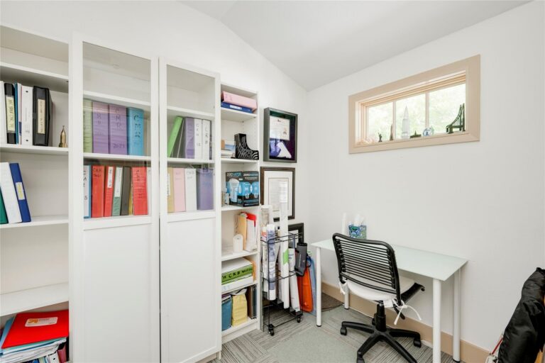 Small office with built-in shelving at 1102 West Avenue, Suite 100, Austin, TX 78701