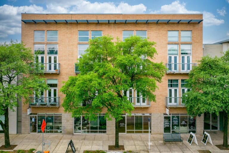 Waterstreet Lofts building exterior at 1601 E Cesar Chavez St, Unit 104, Austin, TX 78702